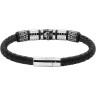 Браслет ZIPPO FIVE CHARMS LEATHER BRACELET 2007171