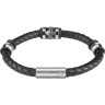 Браслет ZIPPO THREE CHARMS LEATHER BRACELET 2007172