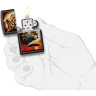 Зажигалка Zippo Mazzi 49068, Black Matte