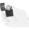 Зажигалка ZIPPO METAL DRAGON SHIELD DESIGN 49072